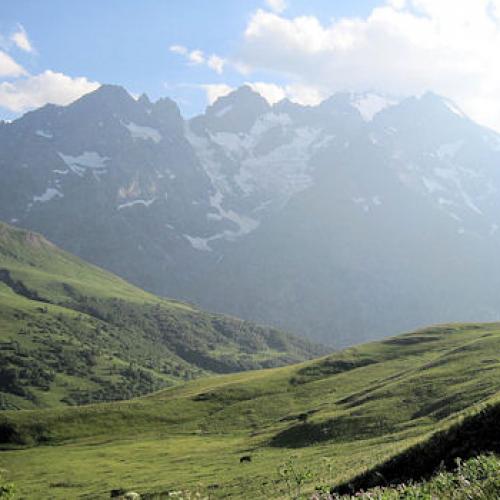 Glacier Outside Col Du Lauteret